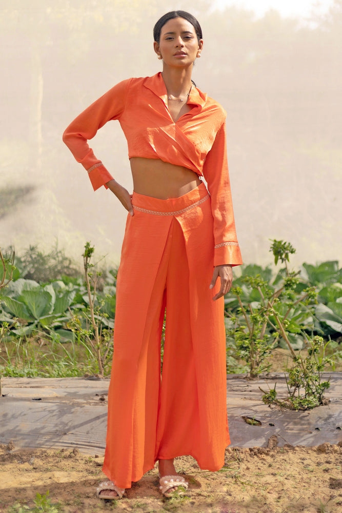 Lia Orange Co-ord Set