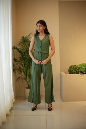 Tailored vest and pant set
