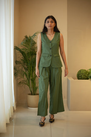 Tailored vest and pant set