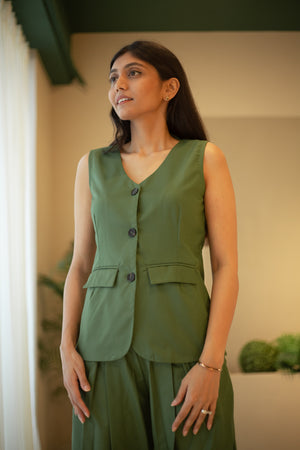 Tailored vest and pant set