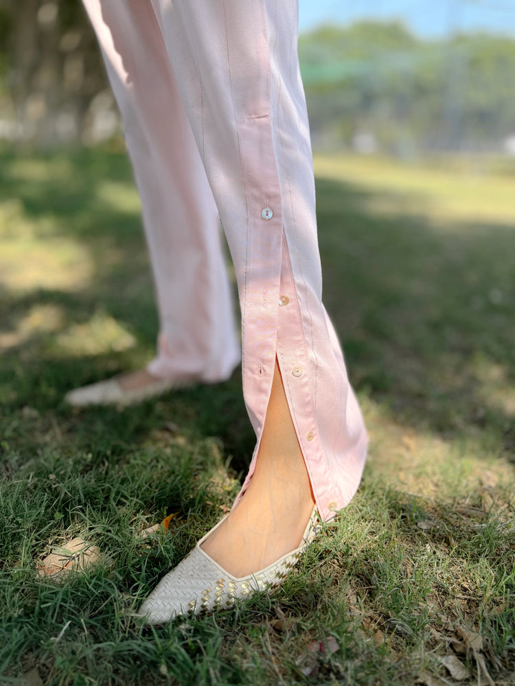 Blush Pink Pure Cotton Co-ord Set