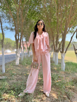 Blush Pink Pure Cotton Co-ord Set