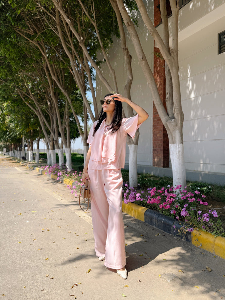 Blush Pink Pure Cotton Co-ord Set