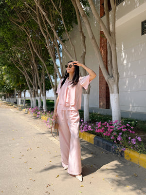 Blush Pink Pure Cotton Co-ord Set