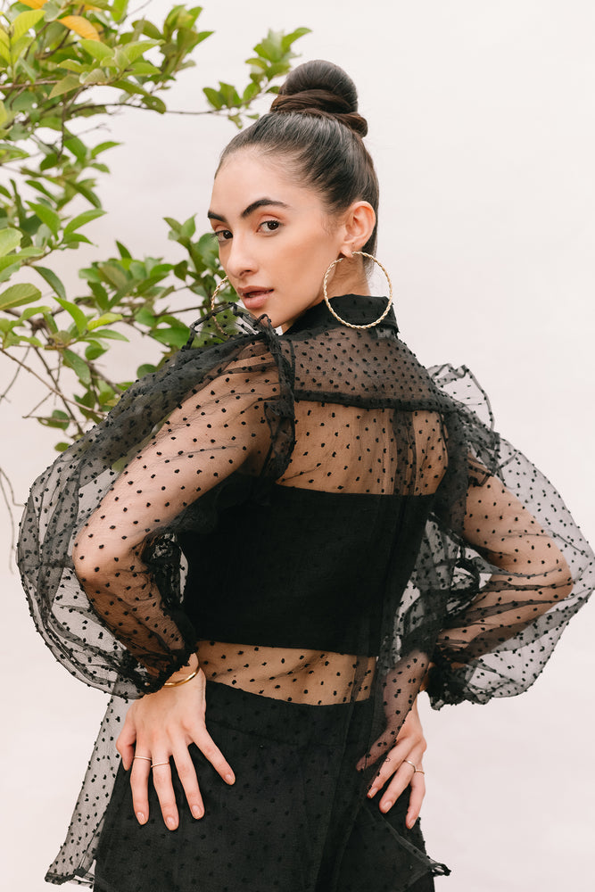 Opera Night Organza Blouse
