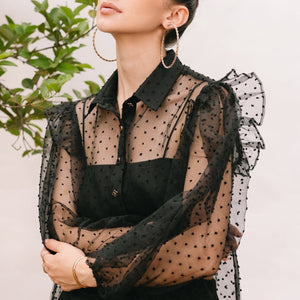 Opera Night Organza Blouse