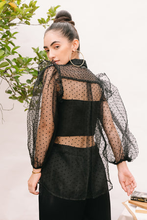 Opera Night Organza Blouse