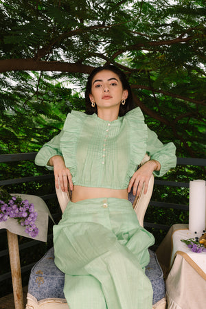 The Harbour Drive  Co-Ord Set with Crop Top